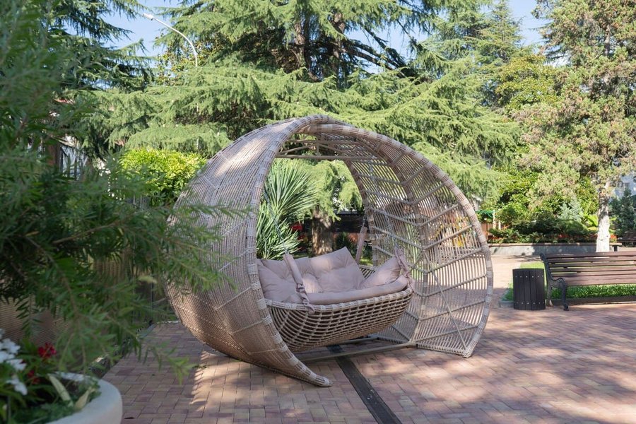 Корпуса санатория «Бирюза» среди субтропической зелени — фото 8